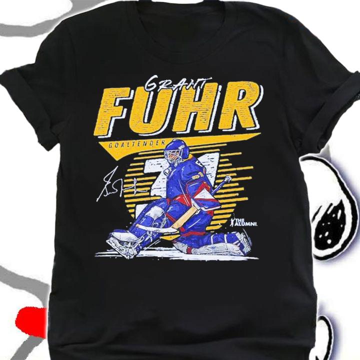Grant Fuhr St. Louis Comet Hockey Signature Shirt t-shirt