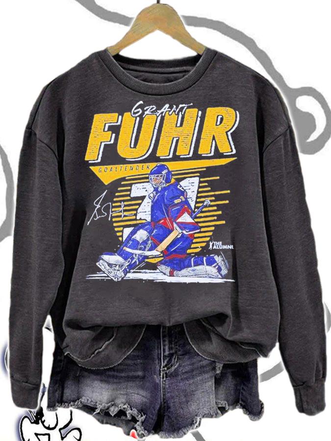 Grant Fuhr St. Louis Comet Hockey Signature Shirt t-shirt