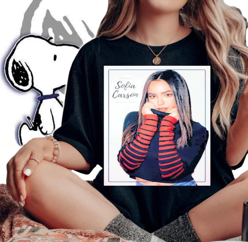 Sofia Carson Photoshoot T-Shirt t-shirt woman shirt