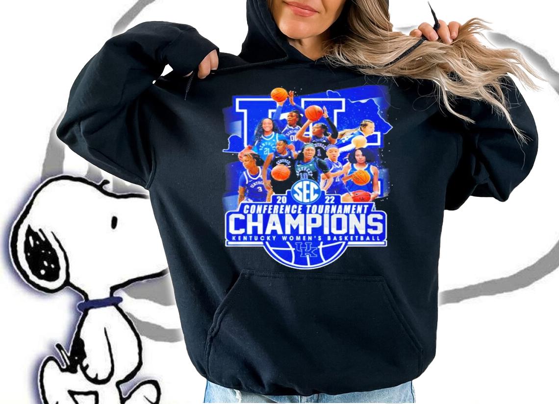 SWEC 2022 Conference Tournament Champions Kentucky Women's Basketball shirt t-shirt hoodie