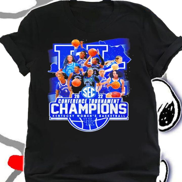 SWEC 2022 Conference Tournament Champions Kentucky Women's Basketball shirt t-shirt shirt