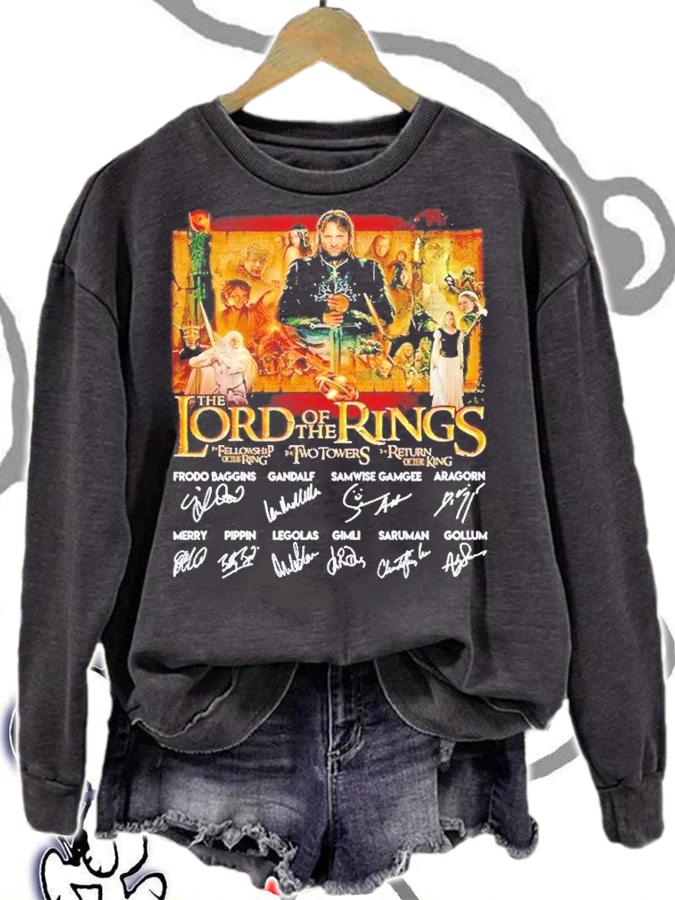 The Lord of the Rings signatures shirt t-shirt sweatshirt
