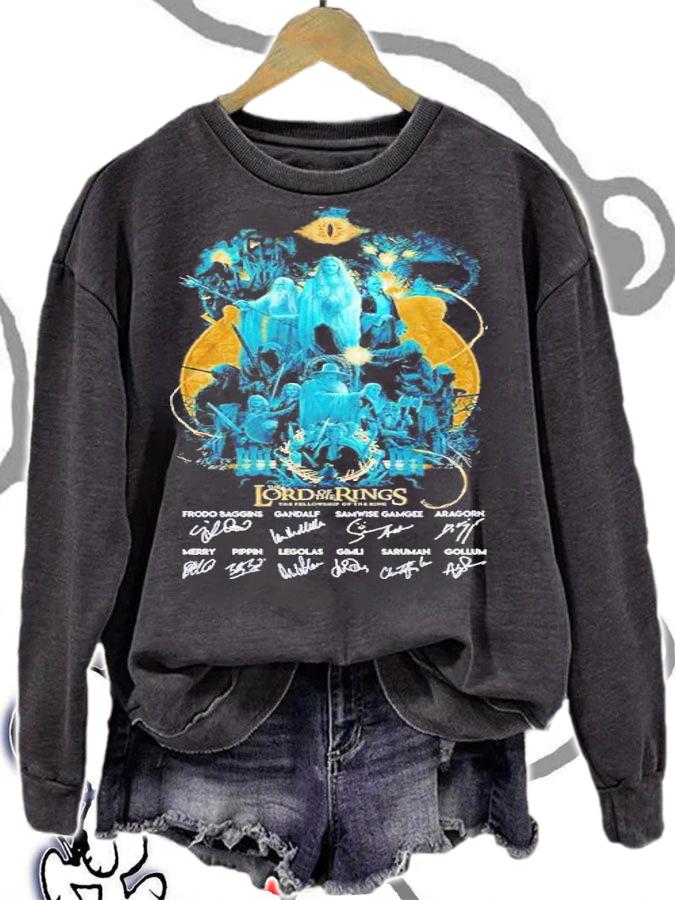 The Lord of the Rings The Fellowship of the Ring signatures shirt t-shirt sweatshirt