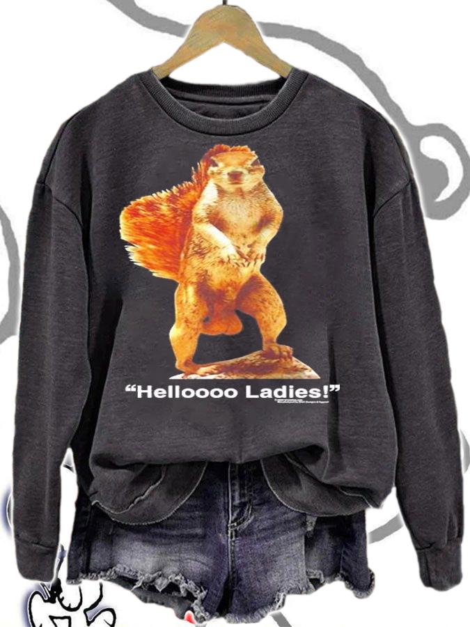 Weird Thrift Helloooo Ladies T-Shirt t-shirt