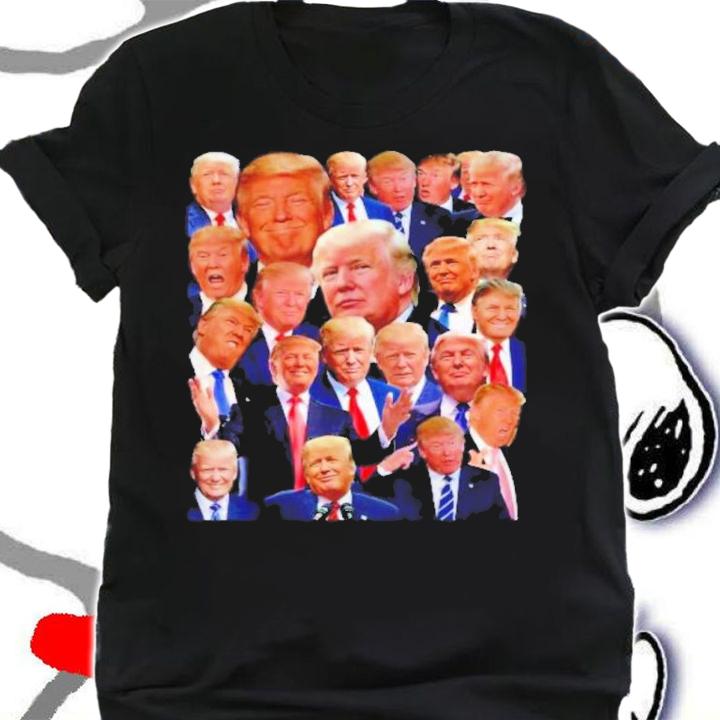 Donald Trump Photo Collage Trump Shirt t-shirt