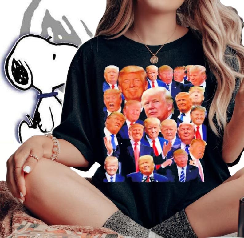 Donald Trump Photo Collage Trump Shirt t-shirt