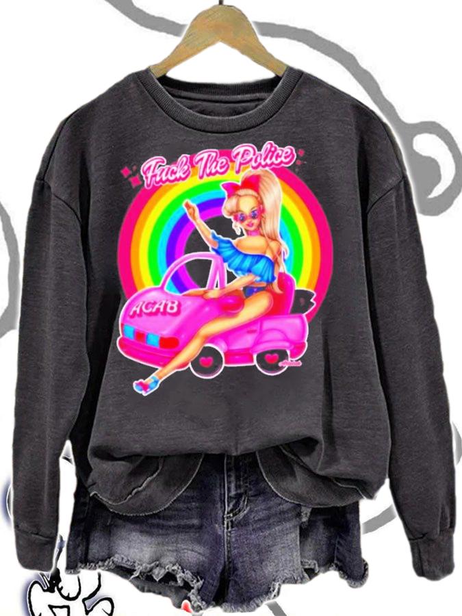 Fuck The Police Dolly Jodie Sweetin T-Shirt t-shirt sweatshirt