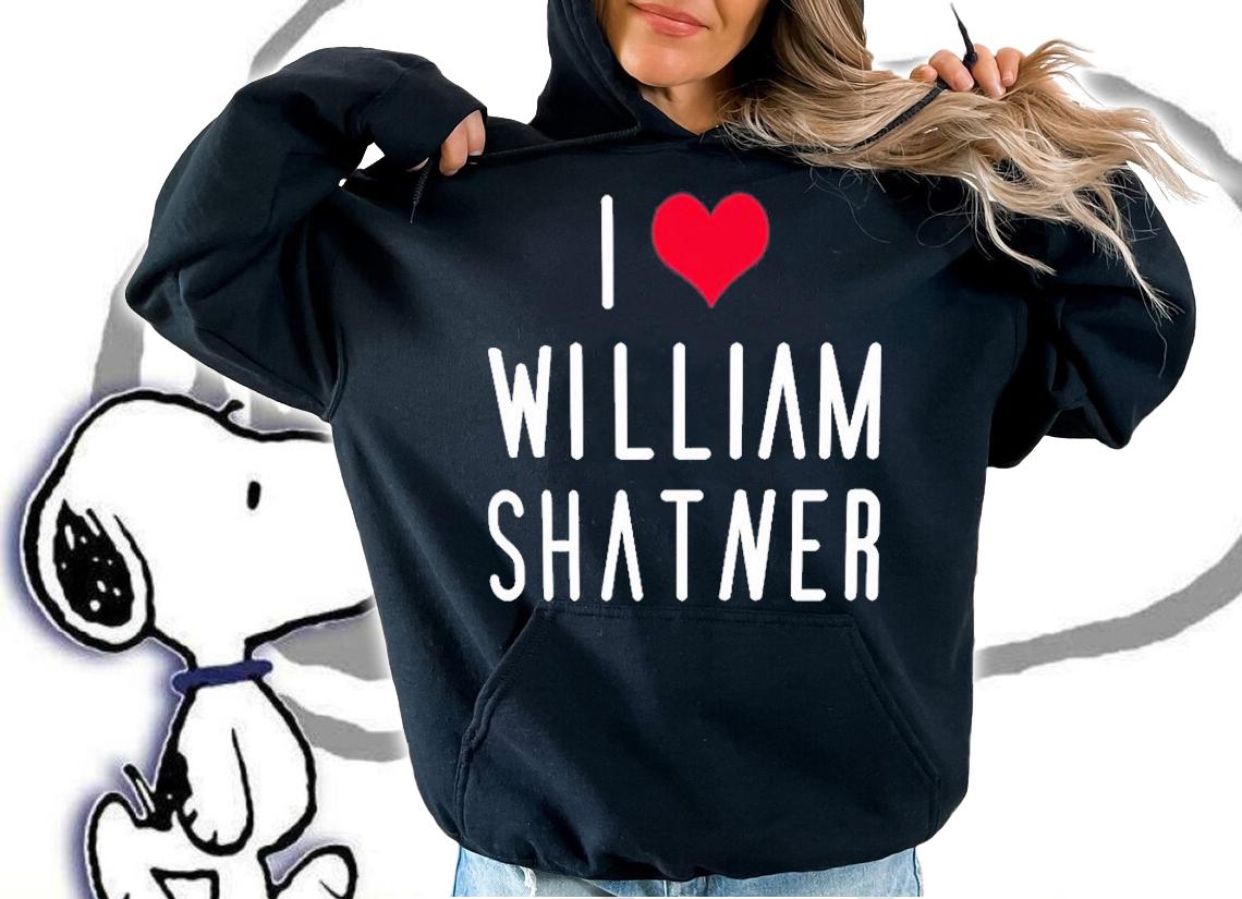 I Love William Shatner T-Shirt t-shirt