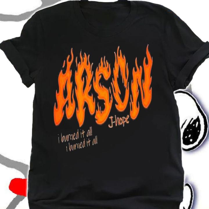 J-Hope I Burned It All T-Shirt t-shirt