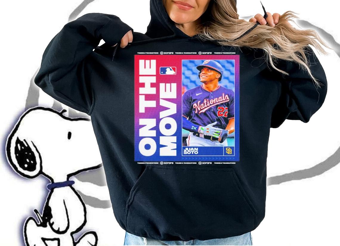 Juan Soto On The Move San Diego Padres Shirt t-shirt hoodie