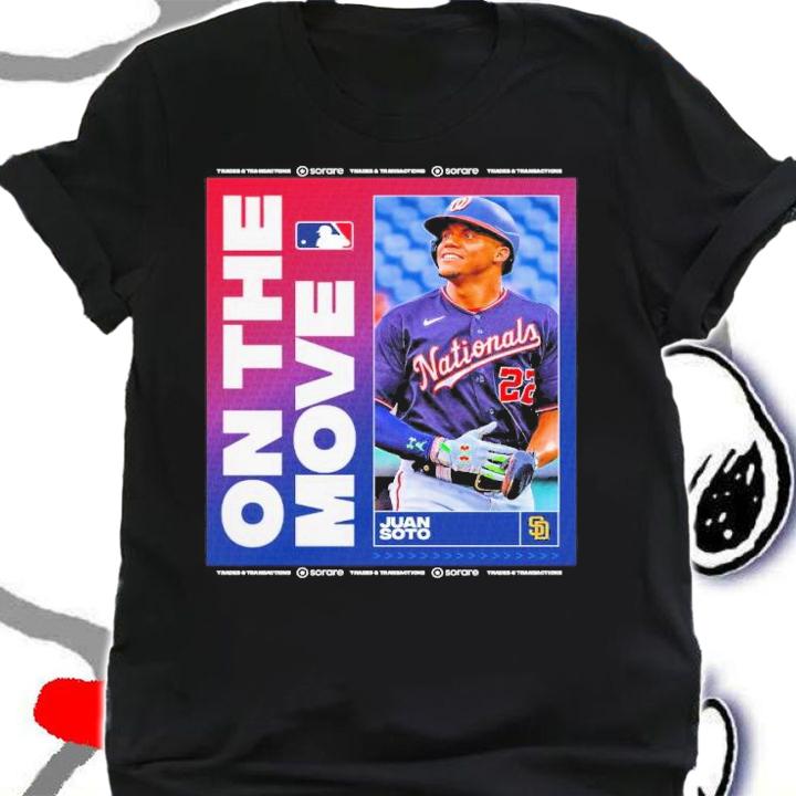 Juan Soto On The Move San Diego Padres Shirt t-shirt shirt