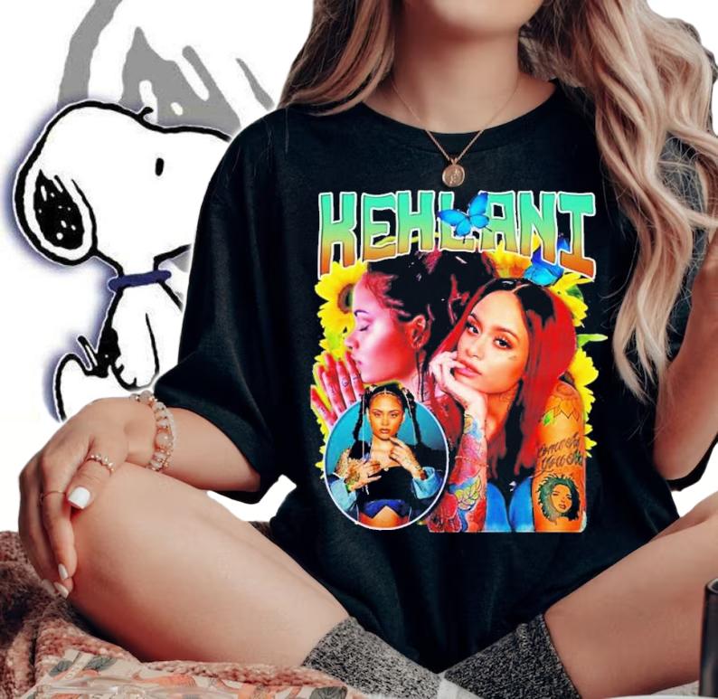 Kehlani Bootleg Rap Music Graphic Vintage T-Shirt t-shirt
