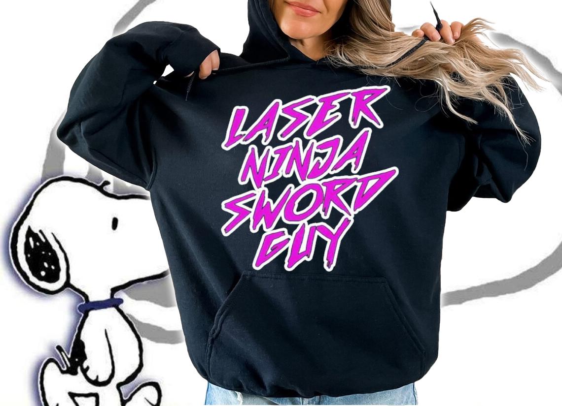 Laser Ninja Sword Guy Shirt t-shirt