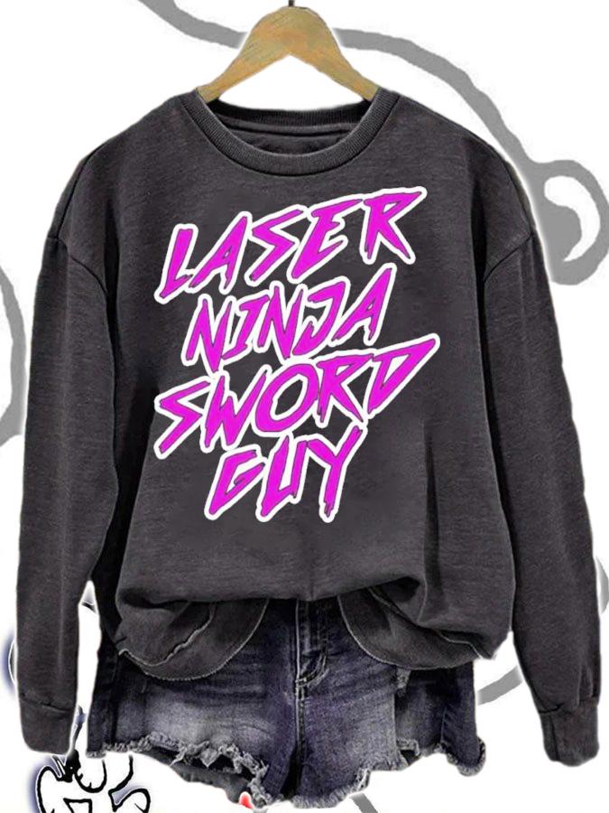 Laser Ninja Sword Guy Shirt t-shirt