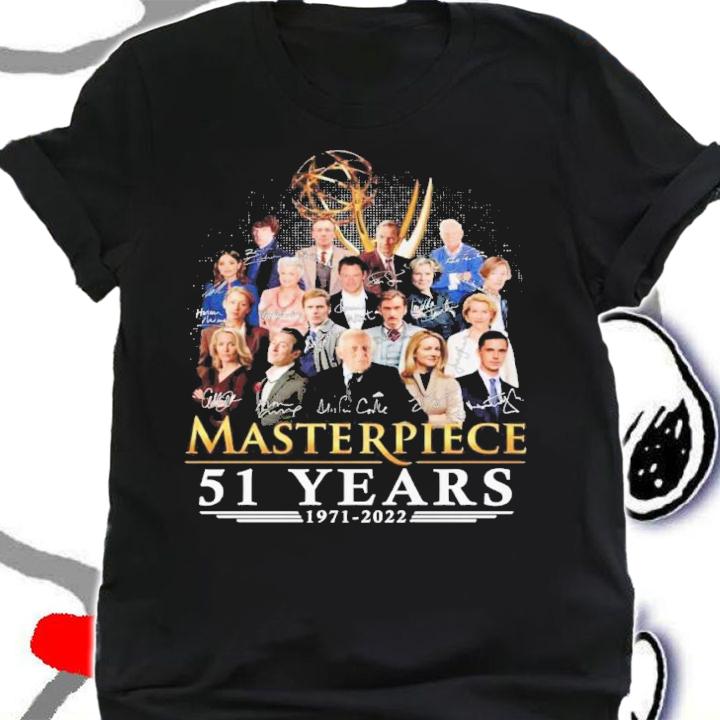 Masterpiece 51 Years 1971-2022 Signatures Shirt t-shirt
