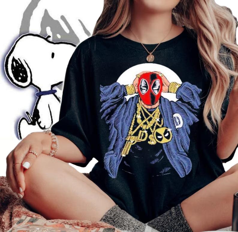 Mercenary Gangster Deadpool T-Shirt t-shirt woman shirt