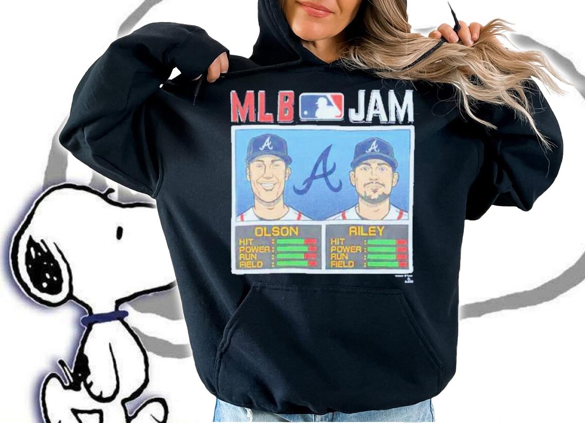 MLB Jam Braves Olson And Riley Retro Atlanta Braves Shirt t-shirt hoodie