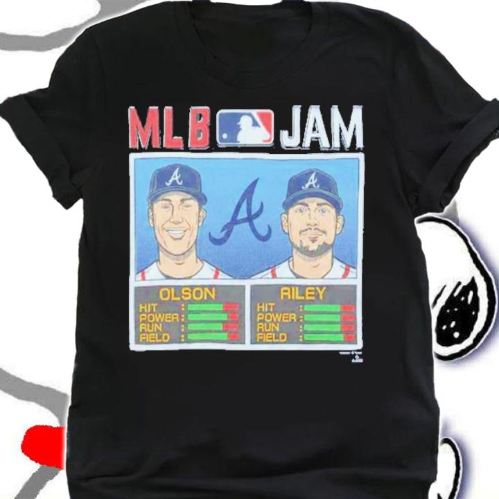 MLB Jam Braves Olson And Riley Retro Atlanta Braves Shirt t-shirt shirt