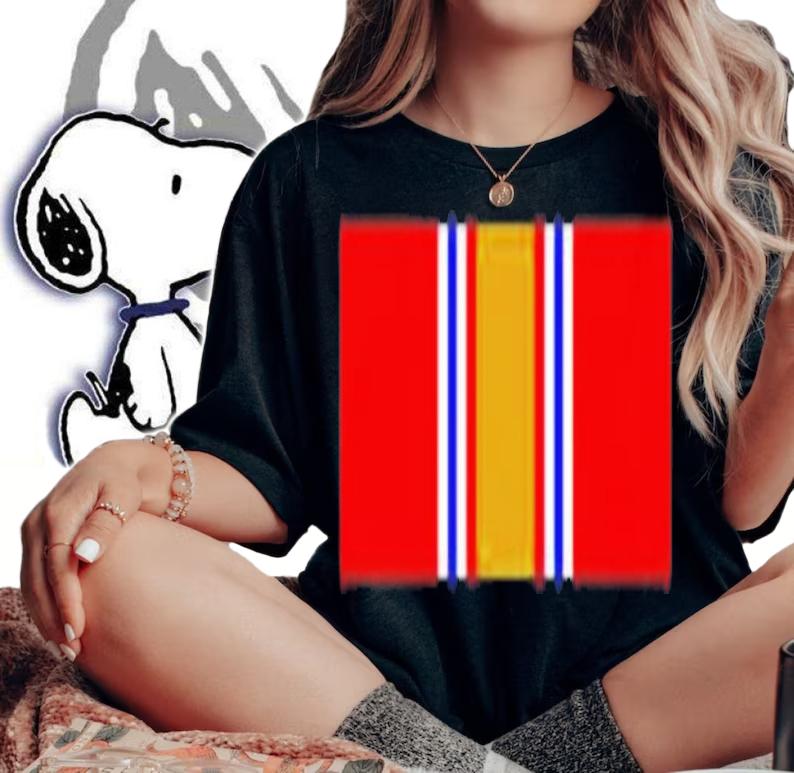National Defense Service Medal Brian Kerg T-Shirt t-shirt woman shirt