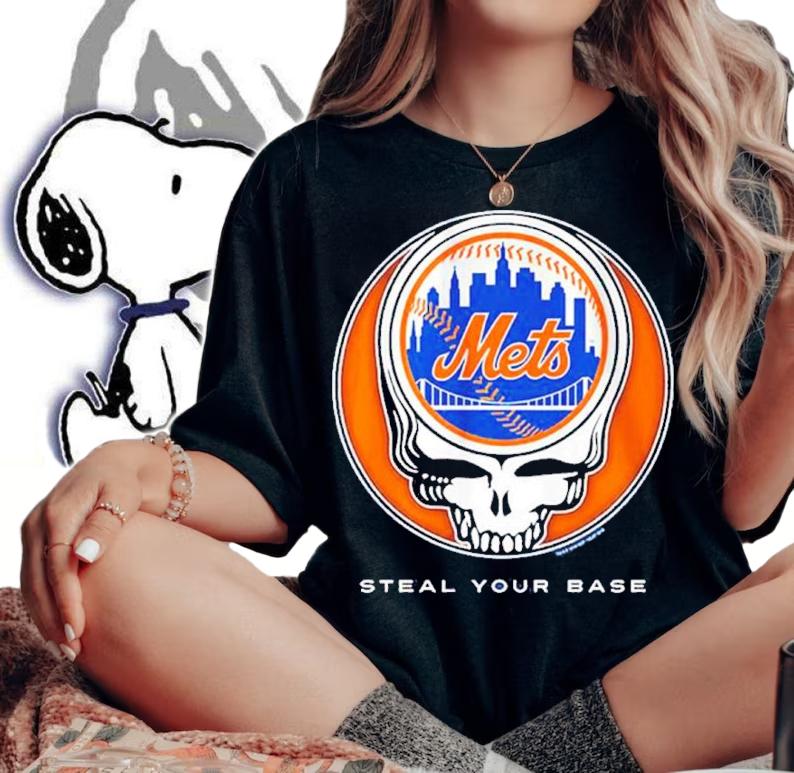 New York Mets Grateful Dead Steal Your Base Shirt t-shirt