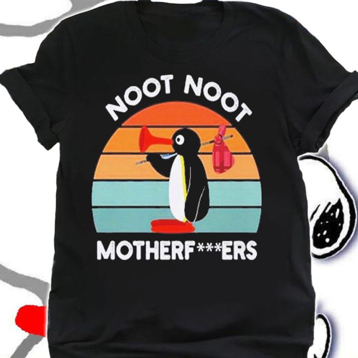 Noot Noot Mother Fuckers Pingu Vintage Shirt t-shirt