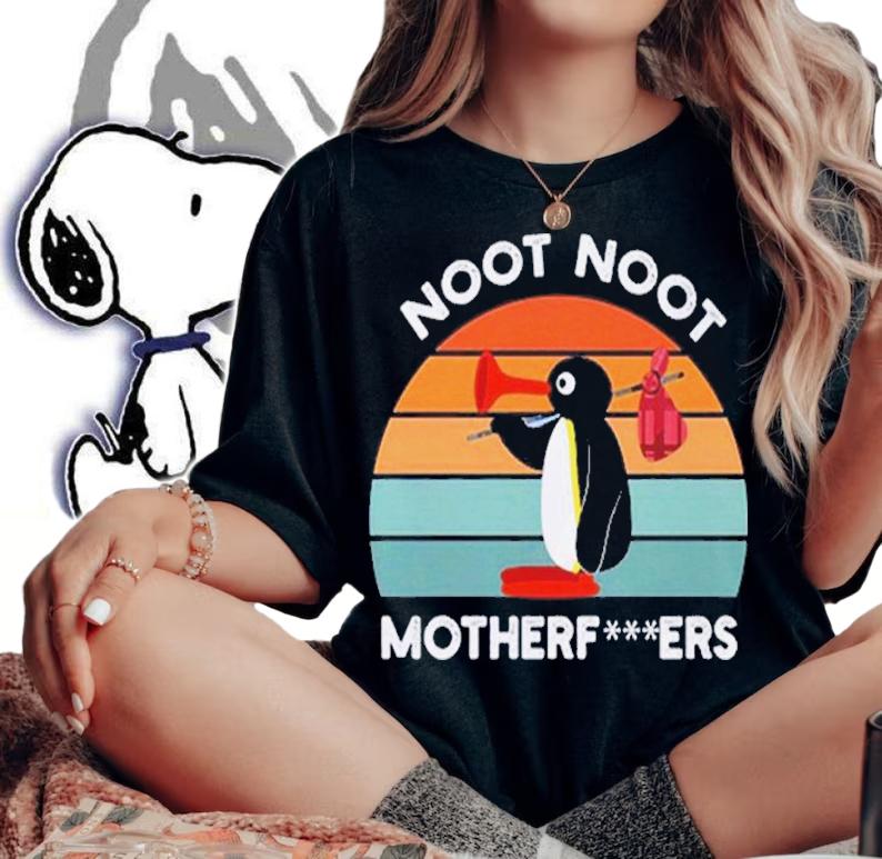 Noot Noot Mother Fuckers Pingu Vintage Shirt t-shirt