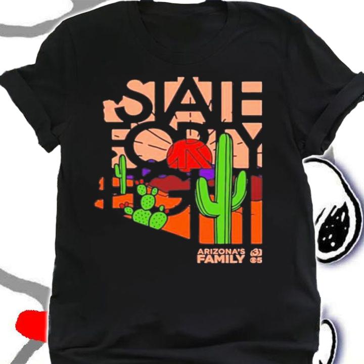 Saguaro Arizona's Family X State Forty Eight Shirt t-shirt