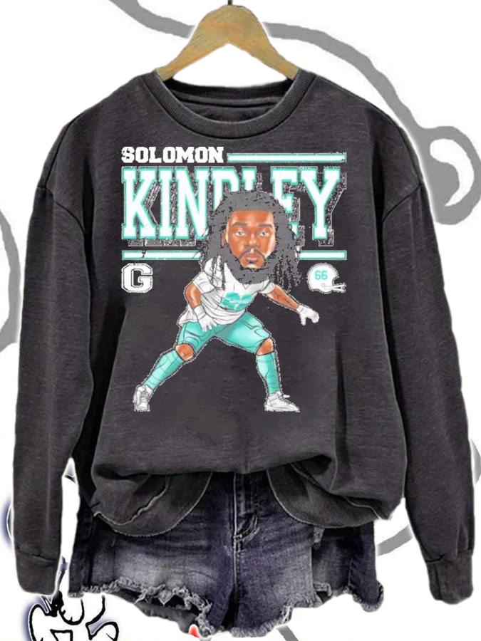 Solomon Kindley Miami Cartoon Football Shirt t-shirt sweatshirt