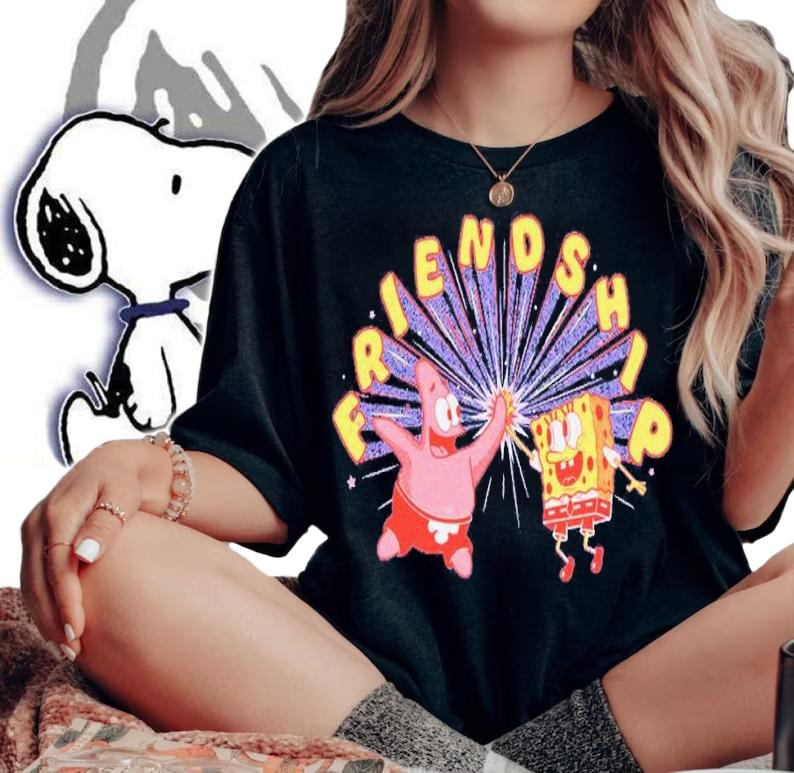 SpongeBob SquarePants friendship shirt t-shirt woman shirt