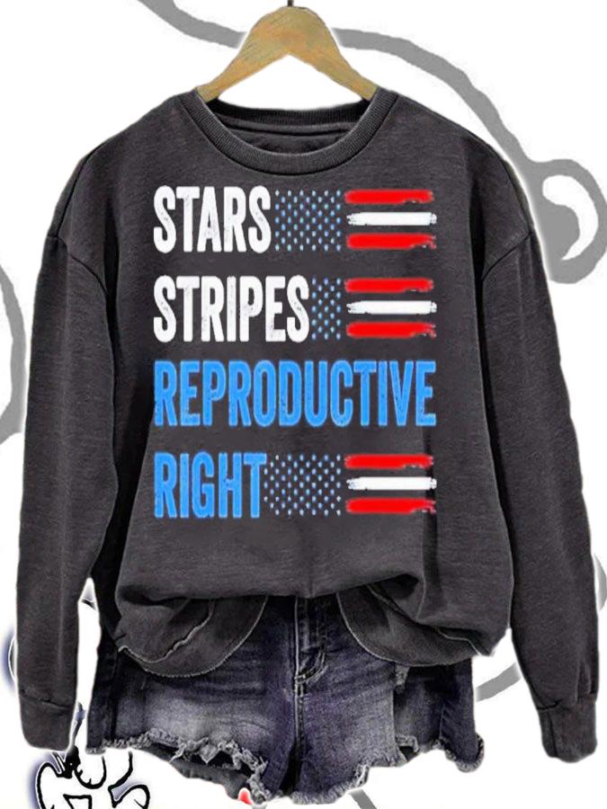 Stars Stripes Reproductive Right American Shirt t-shirt