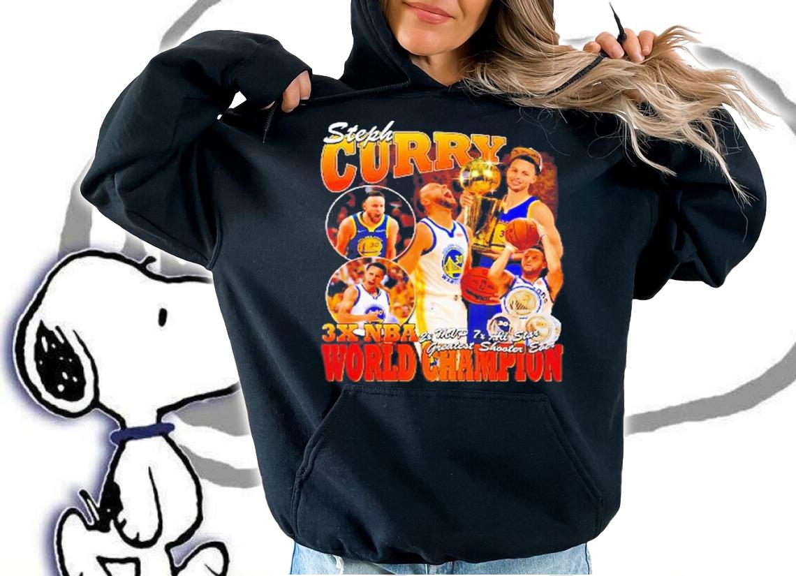Stephen Curry 3x NBA World Champion Vintage Shirt t-shirt