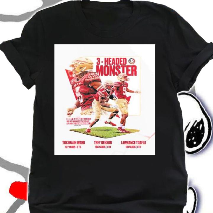 Treshaun Ward 3-Headed Monster Shirt t-shirt shirt