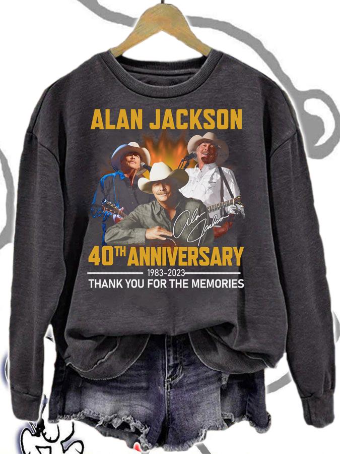 40th Anniversary Alan Jackson 1983-2023 Signature t-shirt