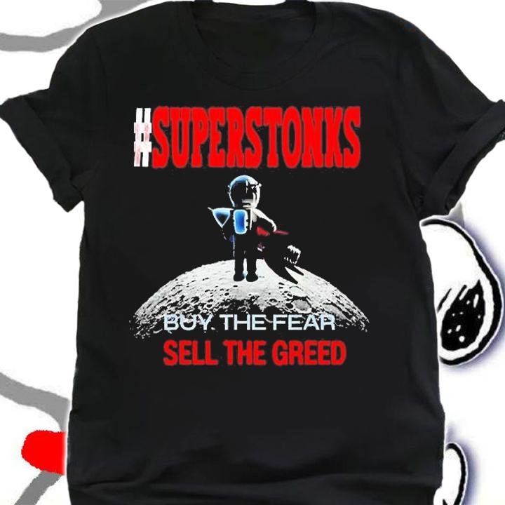 Super Stonks Astronaut To The Moon Funny PJ T-Shirt t-shirt
