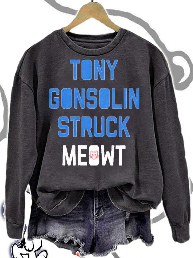 Tony Gonsolin Struck Meowt Shirt t-shirt sweatshirt