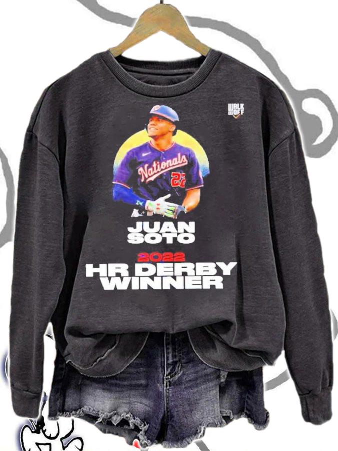 Washington Nationals Juan Soto 2022 Hr Derby Winner shirt t-shirt sweatshirt