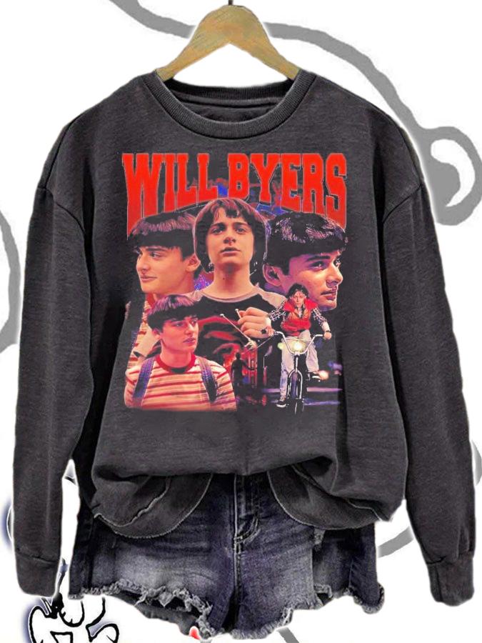 Will Byers Stranger Things 4 Illustration T-Shirt t-shirt