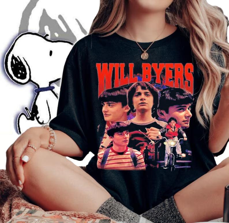 Will Byers Stranger Things 4 Illustration T-Shirt t-shirt