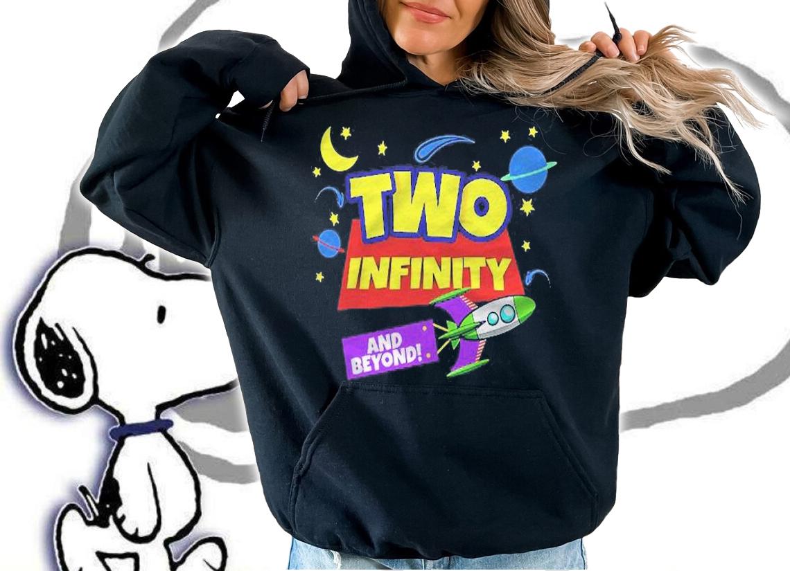2 Years Old Two Infinity And Beyond 2Nd Birthday Boys Girls Shirt t-shirt