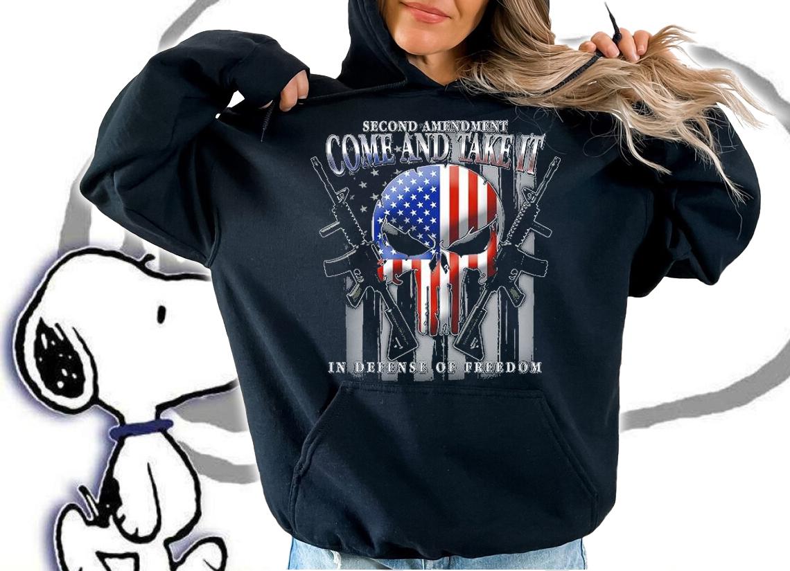 2nd Amendment Come And Take It In Defense Of Freedom T-Shirt t-shirt hoodie