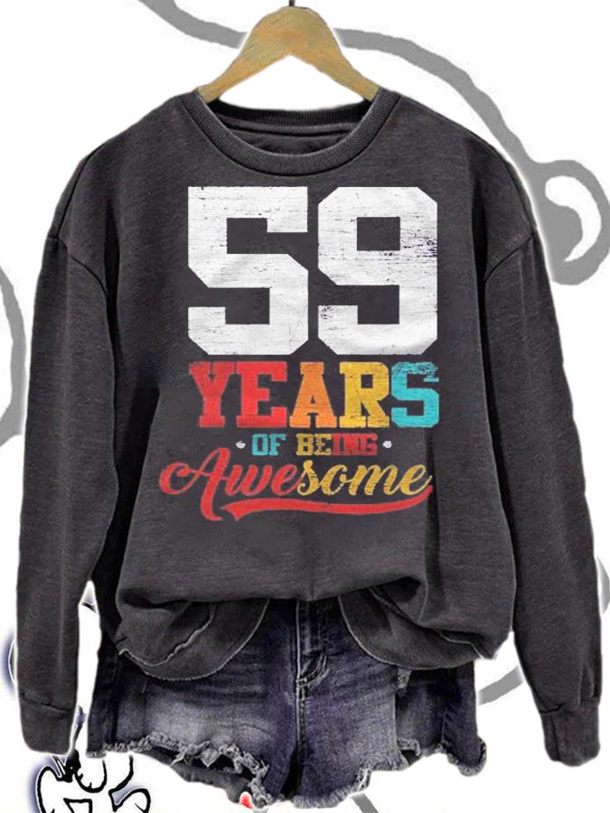 59 Years Of Being Awesome Gifts 59 Years Old 59Th Birthday Shirt t-shirt