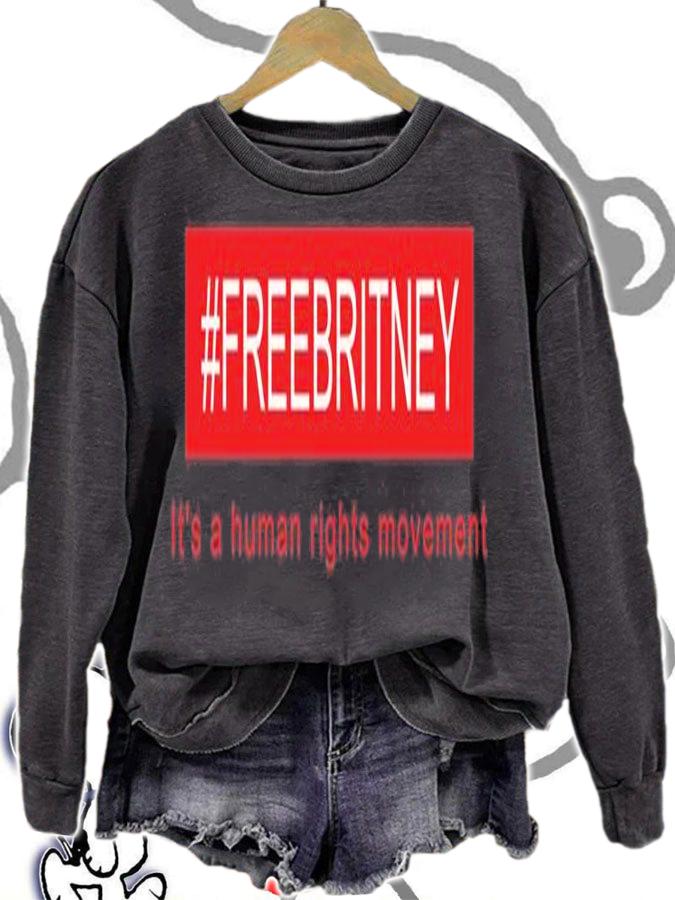 #FreeBritney Free Britney It's A Human Rights Movement T-Shirt t-shirt