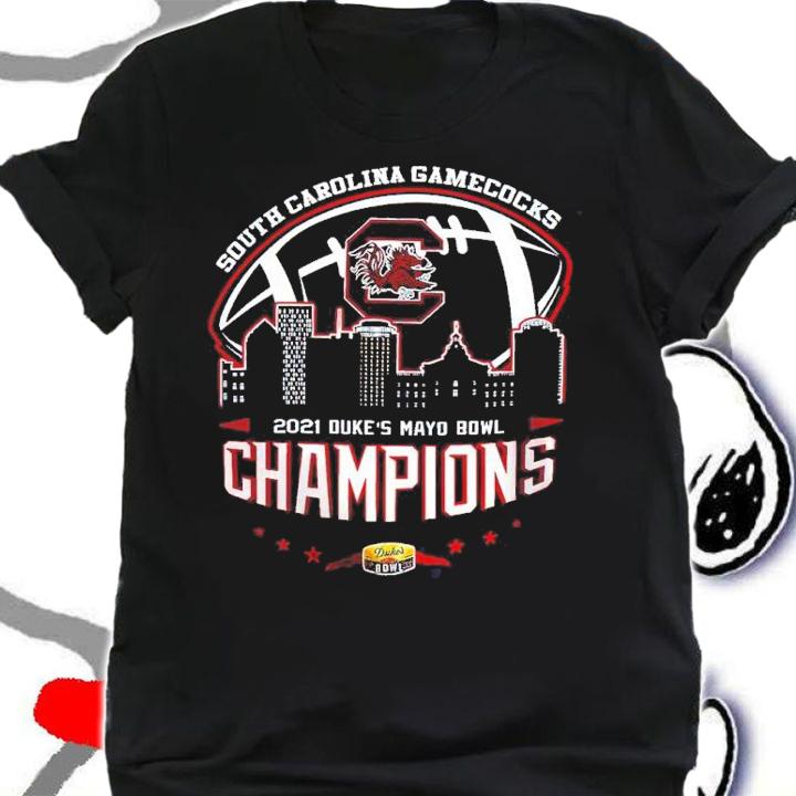 2021 Duke's Mayo Bowl Champions NCAA Graphic South Carolina Gamecocks shirt t-shirt shirt