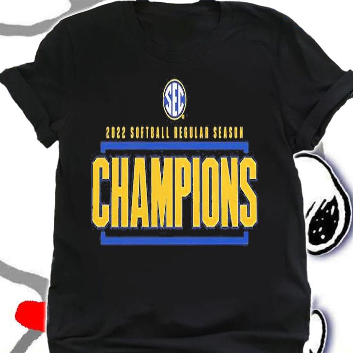 2022 SEC Softball Regular Season Champions T-Shirt t-shirt shirt
