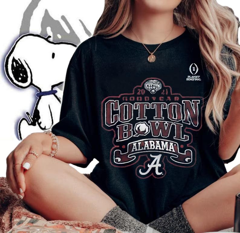 Alabama Crimson Tide 2021 Goodyear Cotton Bowl logo T-shirt t-shirt