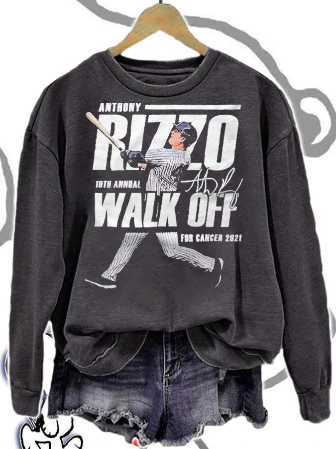 Anthony Rizzo 10th annual walk off for cancer 2021 signature T-shirt t-shirt