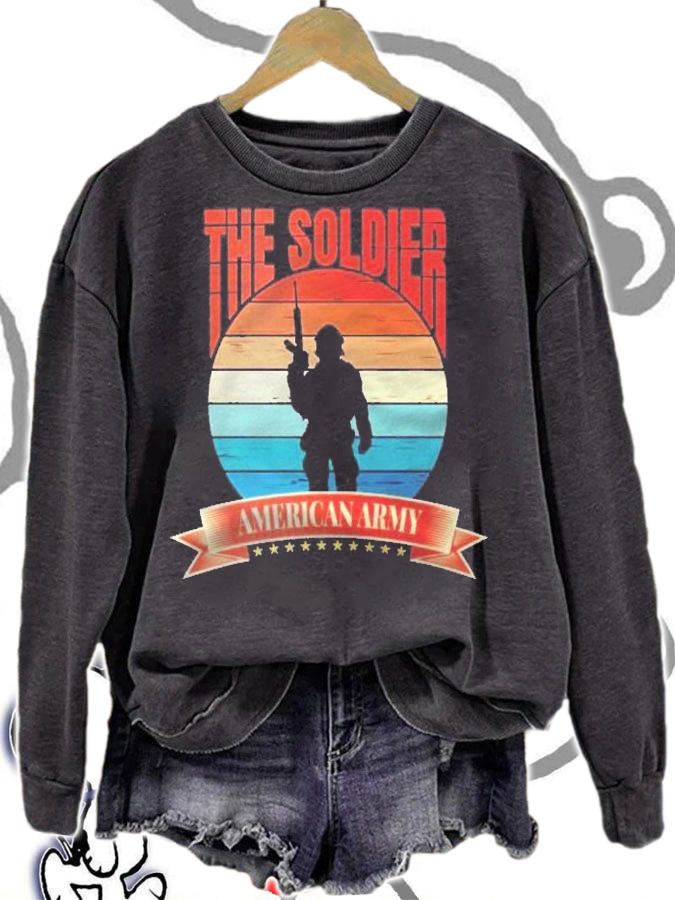 Army American Vintage Retro Style Shirt t-shirt