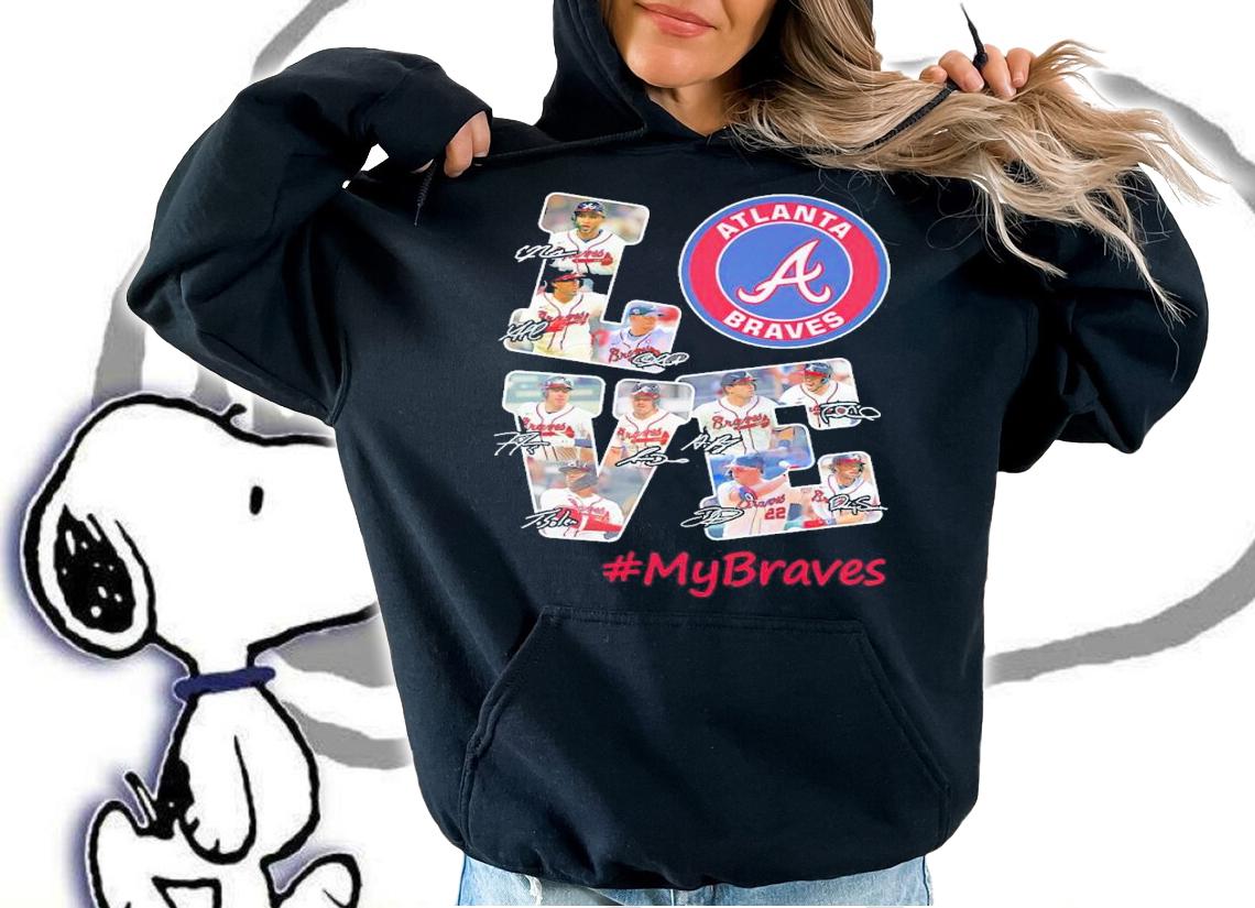 Atlanta Braves Love #MyBraves Signatures Shirt t-shirt