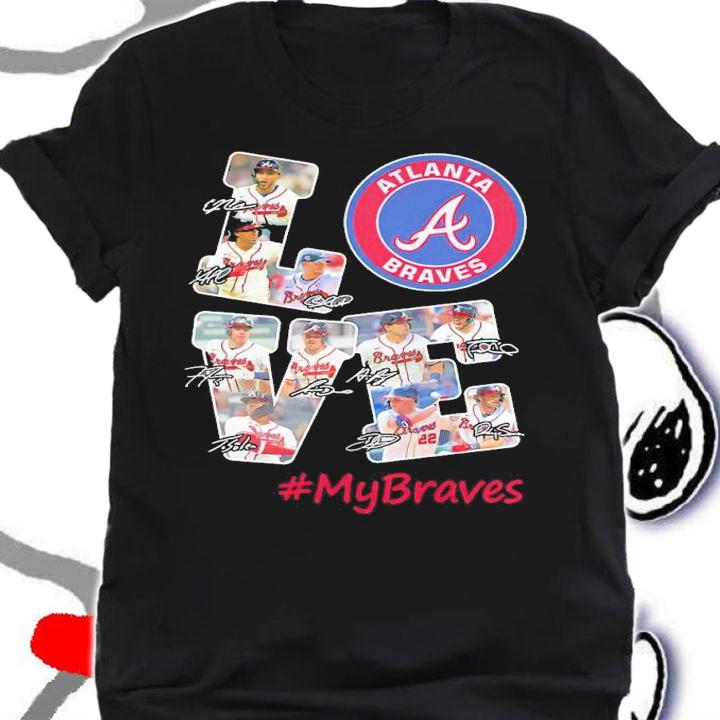 Atlanta Braves Love #MyBraves Signatures Shirt t-shirt
