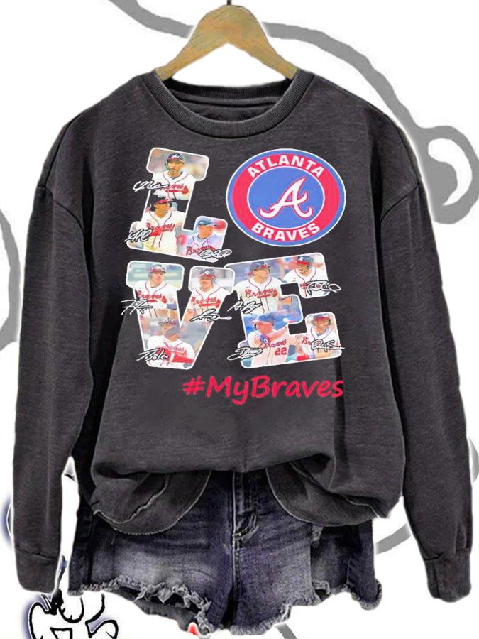 Atlanta Braves Love #MyBraves Signatures Shirt t-shirt